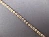 ESTATE 1.0CT DIAMOND 14KT YELLOW GOLD 3D CLASSIC 2MM LOVE TENNIS BRACELET