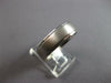 ESTATE WIDE 14K WHITE GOLD MATTE & SHINY 6.5MM COMFORT FIT MENS ANNIVERSARY RING