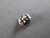ESTATE .65CT DIAMOND 14KT WHITE GOLD CLASSIC SOLITAIRE HALO FLOWER STUD EARRINGS