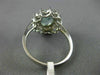 2.50CT DIAMOND & AQUAMARINE 14KT WHITE GOLD OVAL PRINCESS DIANA ENGAGEMENT RING
