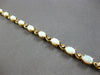 4.6CT DIAMOND & AAA OPAL 14KT YELLOW GOLD OVAL & ROUND ETERNITY BRACELET 28192