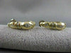 ESTATE .72CTW CHANNEL DIAMOND HUGGIES 14K YELLOW GOLD FANCY EARRINGS 20MM #6166