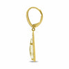 1.8CT DIAMOND & AAA CITRINE 14K YELLOW GOLD TEAR DROP LEVERBACK HANGING EARRINGS