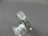 ESTATE WIDE .40CT DIAMOND 14K WHITE GOLD ETOILE ETERNITY SOLID MENS RING #19670