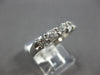 1.08CT DIAMOND 14KT WHITE GOLD 3D 5 STONE SHARED PRONG WEDDING ANNIVERSARY RING