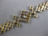 EXTRA LARGE 49.01CT AAA MULTI GEM 18KT YELLOW GOLD PRINCESS GEOMETRICAL BRACELET