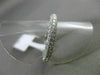 ESTATE .91CT DIAMOND 18K WHITE GOLD 3D CLASSIC ETERNITY WEDDING ANNIVERSARY RING