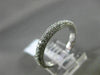 ESTATE .91CT DIAMOND 18K WHITE GOLD 3D CLASSIC ETERNITY WEDDING ANNIVERSARY RING