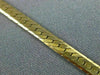 ESTATE LONG 14KT YELLOW GOLD 3D CLASSIC HERRINGBONE CHAIN BRACELET #25321