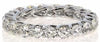 2.85CT DIAMOND 18K WHITE GOLD ROUND SHARED PRONG LUCIDA ETERNITY ENGAGEMENT RING