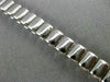 ANTIQUE LONG 2.10CT DIAMOND 14KT WHITE GOLD 3D CLASSIC WAVE LINK BRACELET #18312