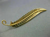 ESTATE 18K YELLOW GOLD CLASSIC HANDCRAFTED FILIGREE FLORAL LEAF BROOCH PIN 26661