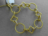 ESTATE LARGE .31CT DIAMOND 18KT YELLOW GOLD 3D MULTI SHAPE ROPE FLOATING PENDANT