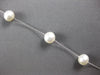 ESTATE AAA SOUTH SEA PEARL 14KT WHITE GOLD 3D CLASSIC 7MM FUN LOVE BRACELET