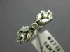 ESTATE 1.20CT ROUND & MARQUISE DIAMOND 14KT WHITE GOLD 3D ANNIVERSARY RING #2712