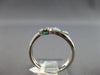 ESTATE WIDE 1.07CT DIAMOND & AAA EMERALD 14K WHITE GOLD 3D MULTI SHAPE LOVE RING