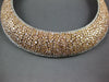 ESTATE MASSIVE 51.21CT WHITE & PINK DIAMOND 18KT 2 TONE GOLD 3D TENNIS NECKLACE