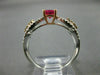 1.11CT WHITE CHOCOLATE FANCY DIAMOND & TOURMALINE 14K WHITE GOLD ENGAGEMENT RING
