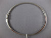 .98CT DIAMOND 18KT WHITE GOLD 3D CLASSIC 2MM SEMI ETERNITY CUFF BANGLE BRACELET