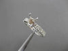 ESTATE 1.30CT DIAMOND 18KT WHITE GOLD ETERNITY SEMI MOUNT ENGAGEMENT RING #21352