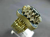 ESTATE .9CT DIAMOND & AAA SAPPHIRE 14K YELLOW GOLD INTERCHANGEABLE RING BRACELET