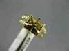 ESTATE .68CT DIAMOND 18KT YELLOW GOLD 3D 2 ROW SEMI MOUNT ENGAGEMENT RING #21108