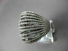 ESTATE MASSIVE 2.60CTW BLACK & WHITE DIAMOND 18KT WHITE GOLD MULTI ROW FUN RING