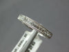 .40CT DIAMOND 18K WHITE GOLD ROUND & BAGUETTE FILIGREE MILGRAIN ANNIVERSARY RING
