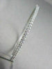 ANTIQUE NARROW 2.54CT DIAMOND 18KT WHITE GOLD 2MM WIDE BANGLE SIMPLE & BEAUTIFUL