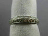 ESTATE .34CT DIAMOND 14K WHITE GOLD CLASSIC PAVE WEDDING ANNIVERSARY RING #14951
