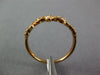 ESTATE .14CT DIAMOND 18KT ROSE GOLD 3D CLASSIC FILIGREE FLOWER FUNN RING