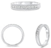 .50CT DIAMOND 14KT WHITE GOLD 3D ROUND FILIGREE CHANNEL WEDDING ANNIVERSARY RING