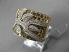ESTATE LARGE 2.47CTW WHITE & FANCY DIAMOND 14KT ROSE GOLD 3D TREE OF LIFE RING