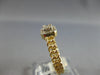 .22CT DIAMOND 14KT YELLOW GOLD ROUND & BAGUETTE SQUARE HALO LOVE KNOT FUN RING
