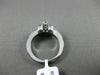 ESTATE WIDE .59CT DIAMOND 14KT WHITE GOLD 3D 2 STONE INFINITY FILIGREE LOVE RING