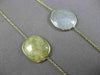 ANTIQUE 14KT YELLOW GOLD EXTRA FACET MULTI COLOR SAPPHIRE BY THE YARD NECKLACE