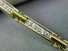 ESTATE 1.0CT DIAMOND 14KT WHITE & YELLOW GOLD CROSS RECTANGULAR TENNIS BRACELET