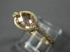 ESTATE 1.62CT DIAMOND & AAA MORGANITE 14KT ROSE GOLD FILIGREE SEMI ETERNITY RING