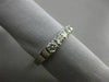 ESTATE .73CT DIAMOND 14KT WHITE GOLD 7 STONE CLASSIC SEMI ETERNITY WEDDING RING