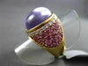 ESTATE MASSIVE 22.44CTW DIAMOND & AAA MULTI GEMSTONE 18KT ROSE GOLD 3D FUN RING