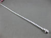ESTATE 3.90CT ROUND DIAMOND 18KT WHITE GOLD 3D TWO PRONG CLASSIC TENNIS BRACELET