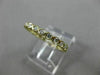 ESTATE .46CT DIAMOND 14KT YELLOW GOLD 3D BEZEL ETERNITY WEDDING ANNIVERSARY RING