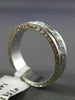ESTATE 14K WHITE GOLD 3D CLASSIC FILIGREE MILGRAIN WEDDING ANNIVERSARY RING 1518