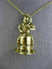 ANTIQUE 14KT YELLOW GOLD HANDCRAFTED NEW ORLEANS JAMAICAN DRUMMER CHARM #26415