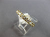 .73CT DIAMOND 14KT YELLOW GOLD 3D 4 PRONG SEMI ETERNITY WEDDING ANNIVERSARY RING