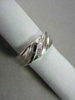 WIDE 7mm HAND CRAFTED .17CT F VVS DIAMOND 14KT WHITE GOLD MENS WEDDING BAND !!!!