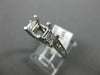 ESTATE .57CT DIAMOND 14K WHITE GOLD 3D FILIGREE SEMI MOUNT ENGAGEMENT RING #1572