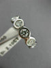 ESTATE WIDE 2.11CT DIAMOND 14K WHITE GOLD BEZEL ETERNITY ANNIVERSARY RING 17744