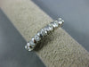 .50CT DIAMOND 14KT WHITE GOLD SEMI ETERNITY ROUND 7 STONE ANNIVERSARY RING #1136