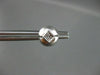 ESTATE .45CT PRINCESS DIAMOND 14KT WHITE GOLD ROUND STUD EARRINGS VERY CUTE 6657